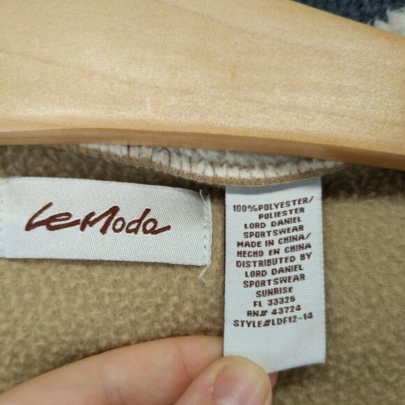 Lord Daniel Sportswear Le Moda Cape Poncho Open Front Womens Size 2XL Tan - Picture 12 of 12